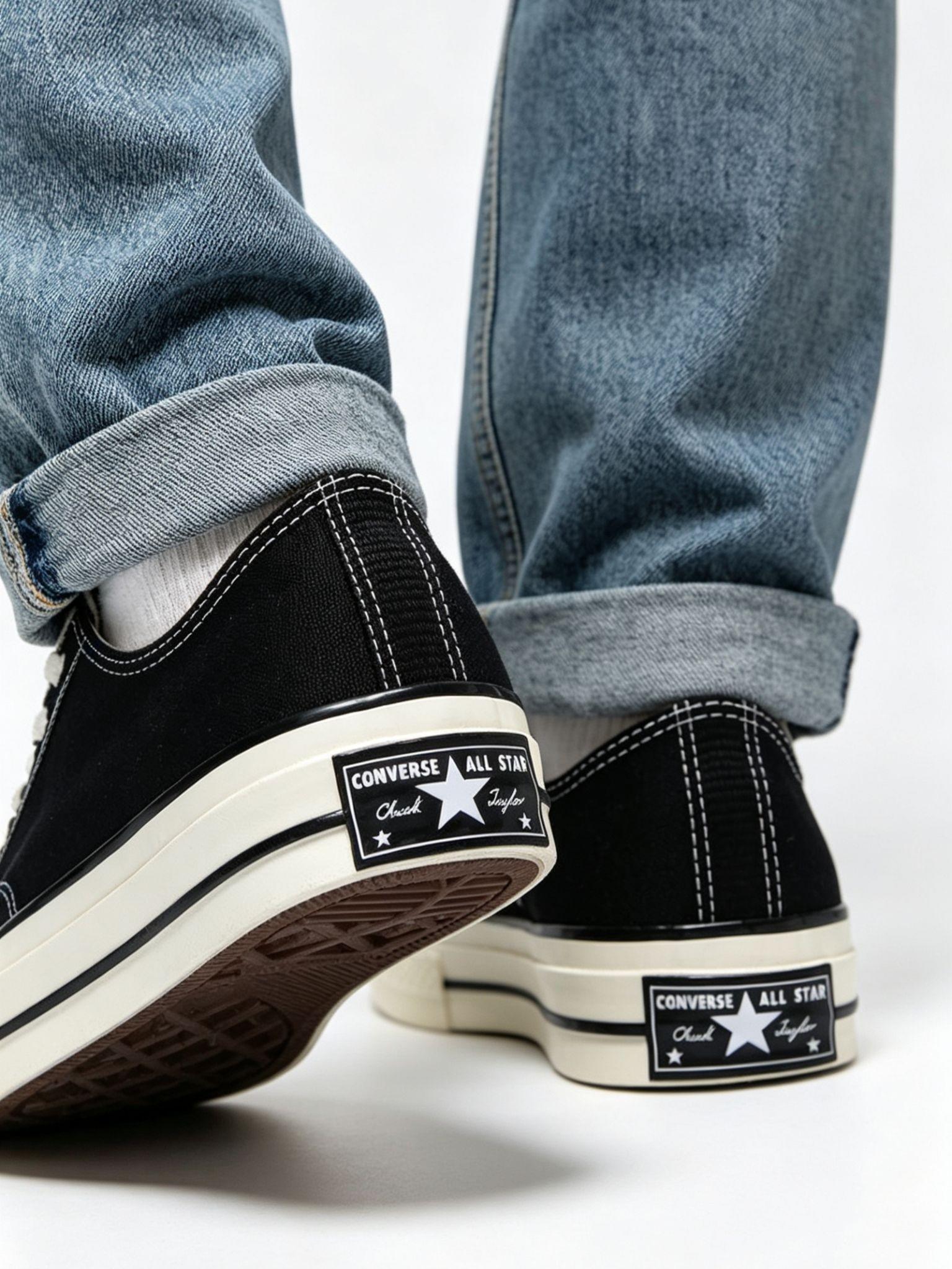 经典永不过时!匡威1970s 黑色低帮 实战穿搭双在线测评